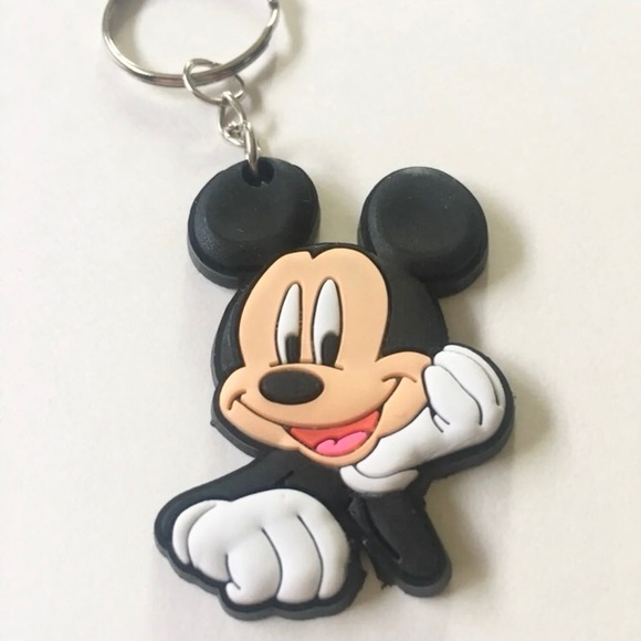 Disney Mickey Mouse Silicon Keychain - Picture 2 of 2